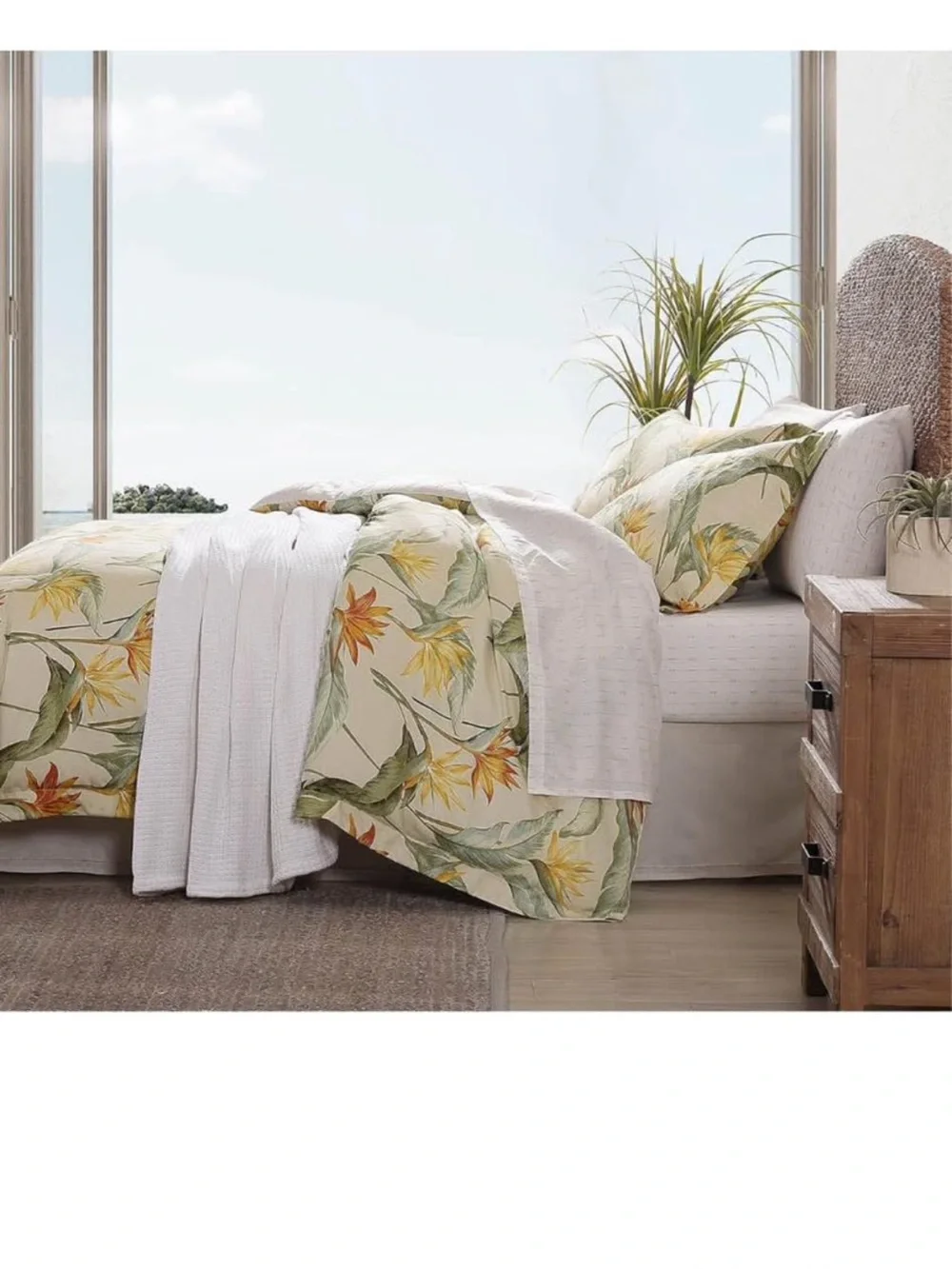 Tommy Bahama - Queen Comforter Only, Reversible Cotton Bedding